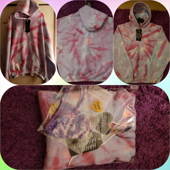 Handmade beautiful Tye Dye Hoodies - Picture 2 of 2